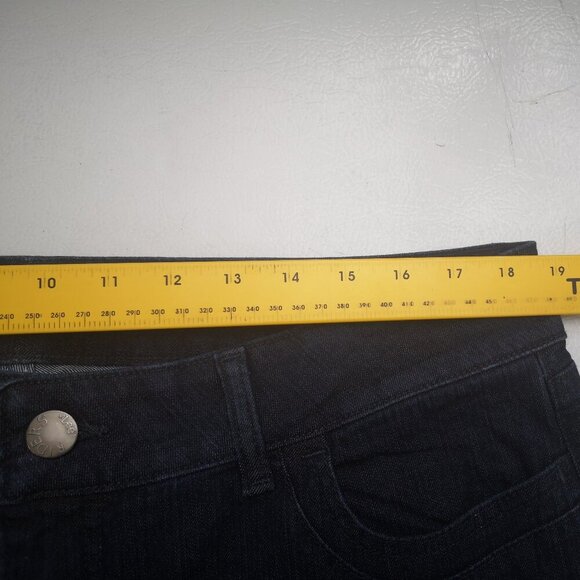 Riders by Lee Ladies Size 18P Dark Wash Tummy Control Straight Leg Blue Jeans - Picture 11 of 13